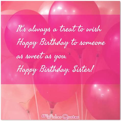 100 Cute Birthday Wishes For Sister By Wishesquotes All In One Shyari