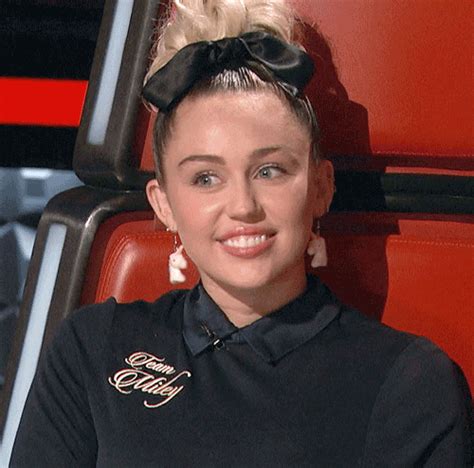 Nbc S The Voice Miley Has That Look In Her Eye