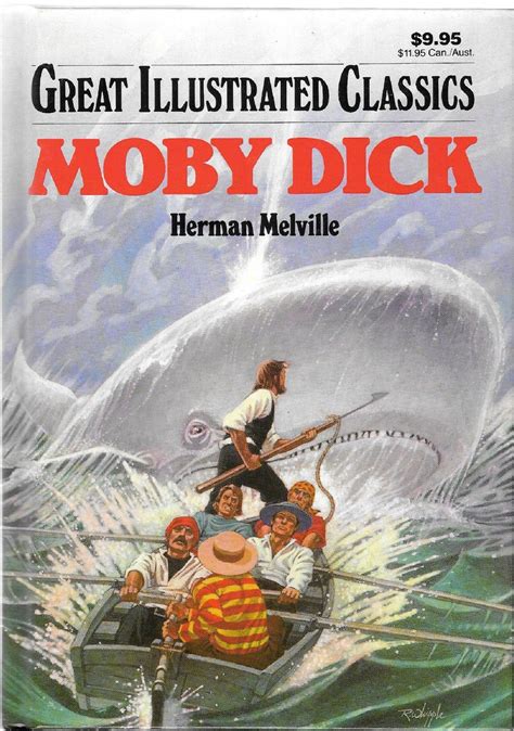 Moby Dick By Herman Melville Great Illustrated Classics Etsy