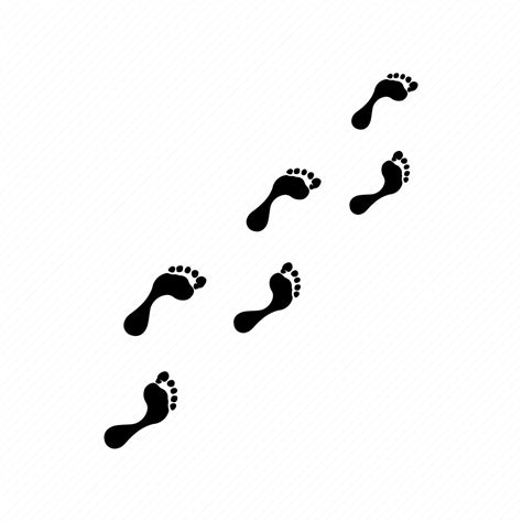Foot Footprint Human Print Trail Person Icon Download On Iconfinder