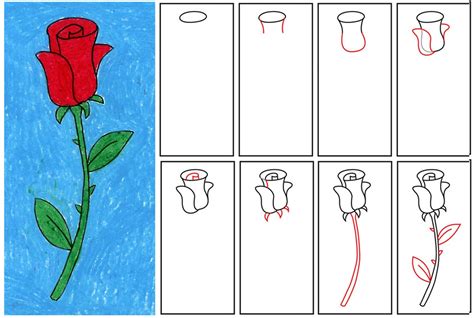 Como Dibujar Una Rosa Kawaii Easy Drawings Dibujos Fa