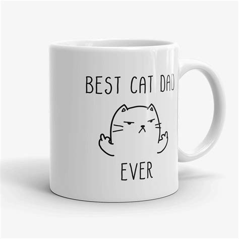 Elegant brand watches with a steel case, and the leather strap will be an excellent gift for the sixtieth anniversary. Best Cat Dad - Funny Gift For Cat Lover, Father's Day Gift Mug