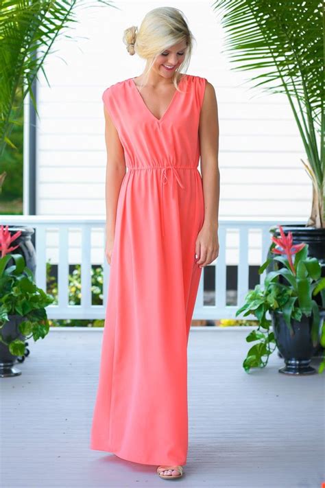 Twice As Sweet Coral Maxi Dress Coral Dress Outfit Maxi Dress Coral