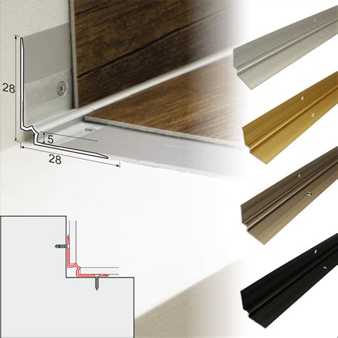 This is because by fitting the thin strips of wood on the edge of each step, the steps then become easier to see, therefore reducing the occurrence of accidents and trips. LUXURY CLICK VINYL FLOORING STAIR NOSING EDGE PROFILE TRIM ...