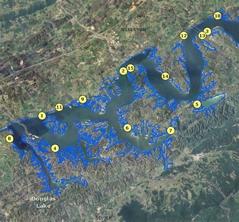 We have boat rentals, slips, restaurant,. Localwaters Douglas Lake Maps Boat Ramps TN