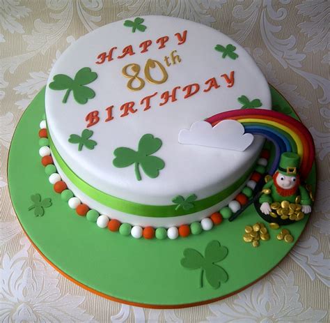 Irish Themed Birthday Cake Iced Indulgence Flickr