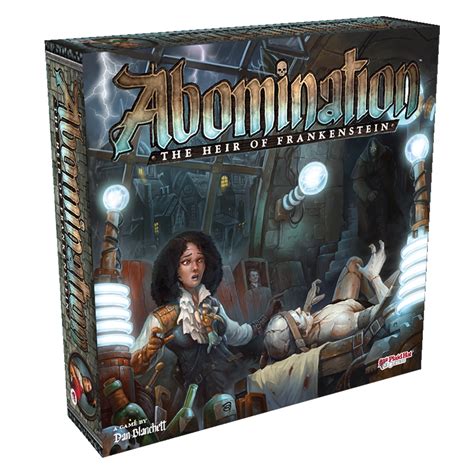 Abomination The Heir Of Frankenstein Strategy Board Game