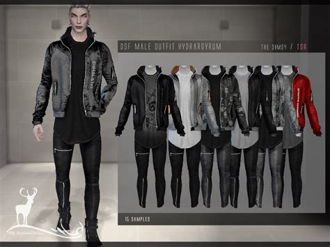 Male Outfit Hydrargyrum By Dansimsfantasy At Tsr Sims 4 Updates