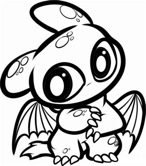 Dibujos Para Colorear Kawaii Animales - Dibujos para colorear de