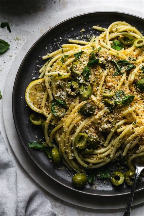 These recipes will help you start cooking with olives. Green Olive Pasta with Toasted Lemon Breadcrumbs | Recipe ...
