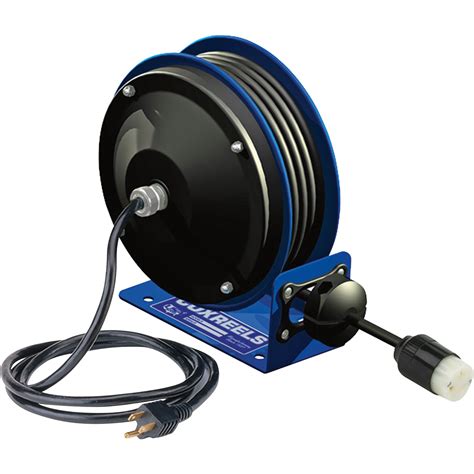 Coxreels Compact Power Cord Reel — 30 Ft 123 Cord With Single