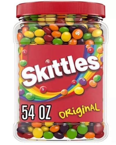 Skittles Original Fruity Chewy Candy Jar 54 Oz Pack Of 2 Pack Of 2