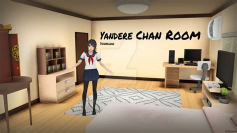 Mmd Yandere Chan Room Download By Xmikuxx On Deviantart Room Yandere