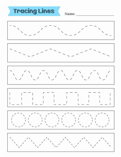 Preschool Tracing Worksheets For Practice Tracing Worksheets