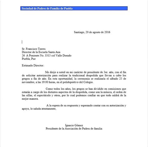 Carta Formal Ejemplo De Carta Formal Ejemplo De Carta Kulturaupice