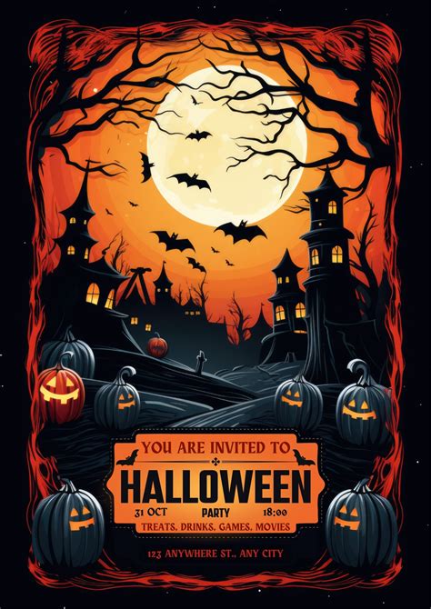Free Printable Halloween Flyer Templates