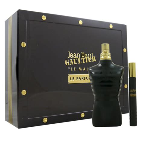 Base notes are vanilla, oriental notes and woodsy notes. Jean Paul Gaultier Le Male Le Parfum Set 125ml & 10ml EDP ...