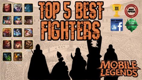 Top 5 Best Fighters Mobile Legends Youtube