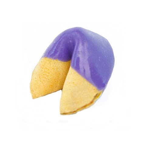 Purple Chocolate Covered Fortune Cookies Party Color Fortune Cookies