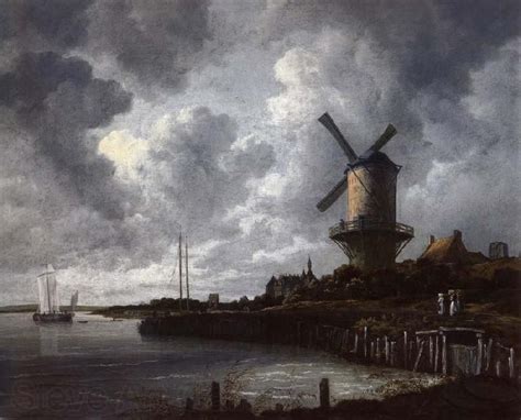 Jacob Van Ruisdael Windmill At Wijk Bij Duurstede Famous Landscape