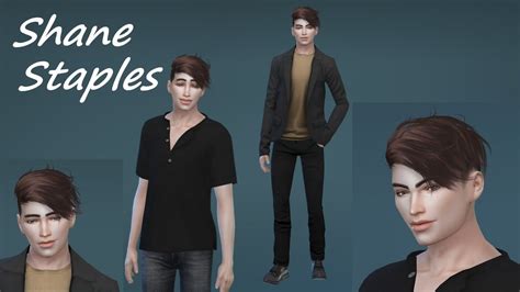 Cas Alpha Cc Shane Staples The Sims 4 Youtube