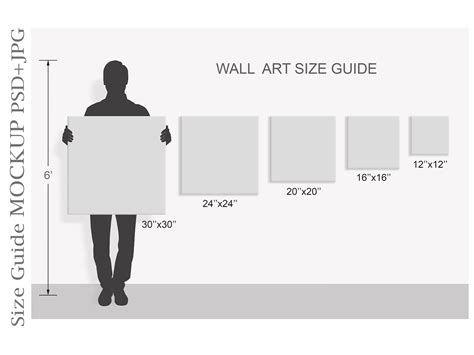 Square Canvas Wall Art Size Guide Canvas Print Size Guide Etsy