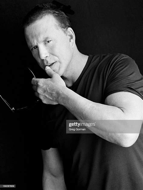 Actor Mickey Rourke Poses For Interview Magazine In 2003 In Los News