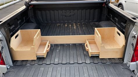 Truck Bed Storage System Plans Pickup Truck Cargo Holder Etsy Nederland