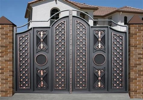 Main gate color ideas | front gate for house gate design: Pin by Мехбуд on Кованый забор | Steel gate design, Iron ...
