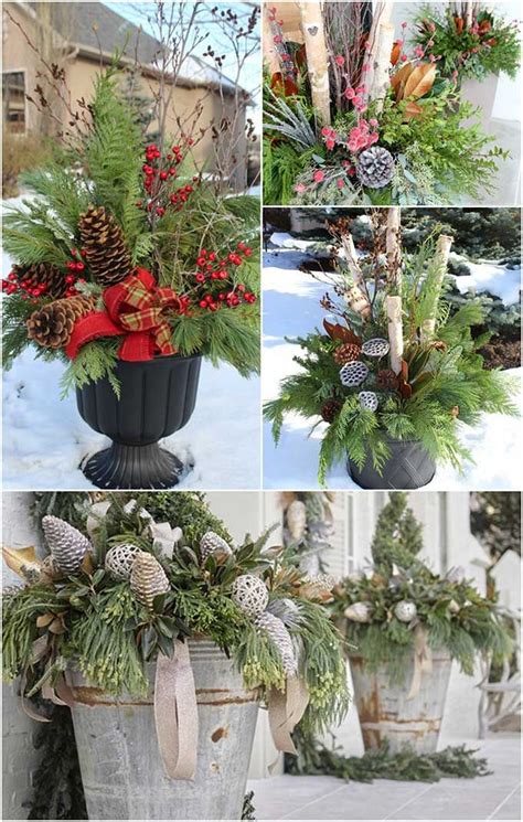 4 ways to preserve fresh berries for the winter. 20 Beautiful Winter Planter Ideas | Christmas planters ...