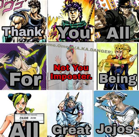 Jojo Siwas Bizarre Adventure Meme By Supremeomega Memedroid