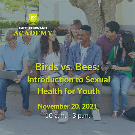 Birds Vs Bees Introduction To Sexual Health For Youth Nov 20 2021 Fact Forward