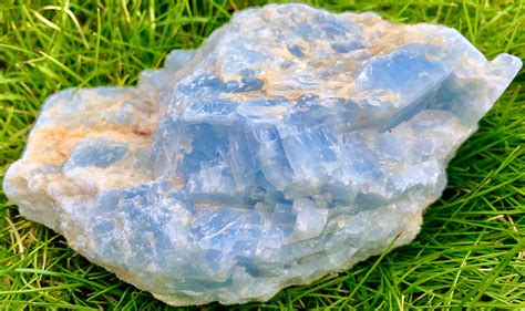 Blue Calcite Crystal Etsy