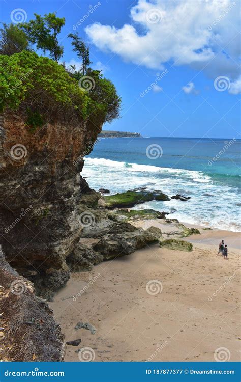 Dreamland Beach In Bali Indonesia Stock Image Image Of Aqua Sand