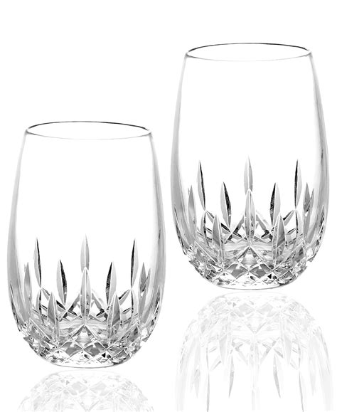 Waterford Stemware Lismore Nouveau Stemless White Wine Glasses Set Of 2 And Reviews Glassware