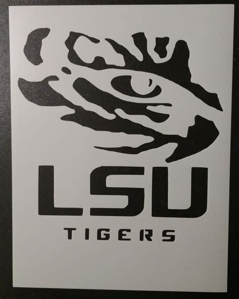 Lsu Tigers Stencil My Custom Stencils