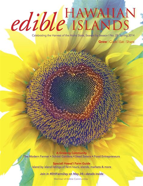 Spring 2014 Cover Of Edible Hawaiian Islands Hawaiian Islands