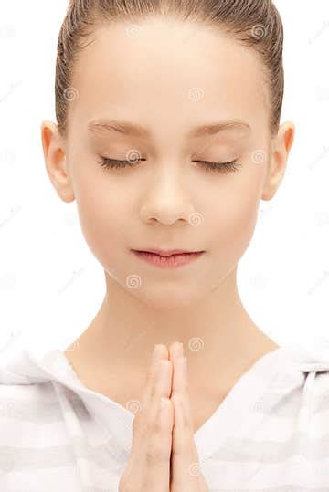 Praying Teenage Girl Stock Photo Image Of People Lonely 40018492