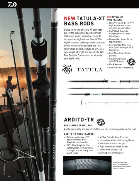 Daiwa Fishing Tackle 2016 Catalog Page 76