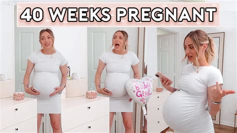 40 Weeks Pregnant And Ready To Pop 👶🏼 Week In My Life Youtube