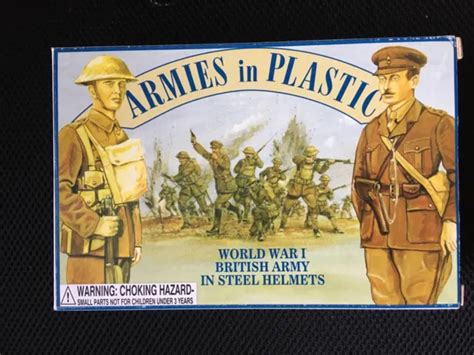 Armies In Plastic Ww1 British Army In Steel Helmets Good Condition £15