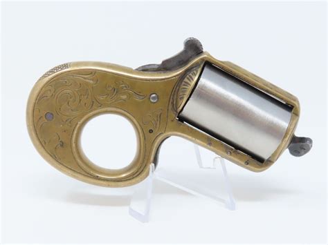Engraved James Reid My Friend Knuckle Duster Revolver 312 Candr