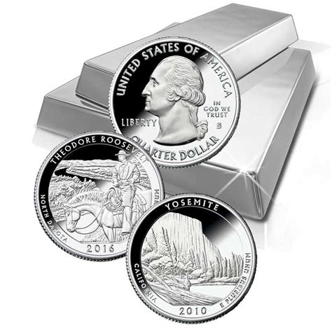 The Complete Us National Parks State Quarters Silver Proof Set Collection