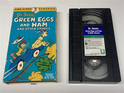 Dr Seuss Green Eggs And Ham Other Stories Vhs Sing Along Classics