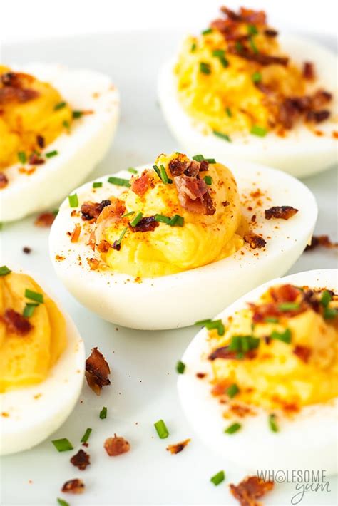 Learn how to make perfect scrambled eggs with this easy recipe. Easy Keto Deviled Eggs Recipe | Wholesome Yum