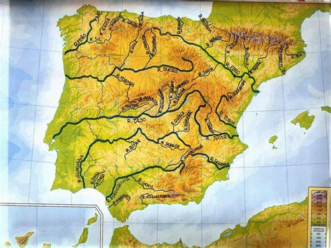 Mapa Mudo De Los Rios De España Juegos