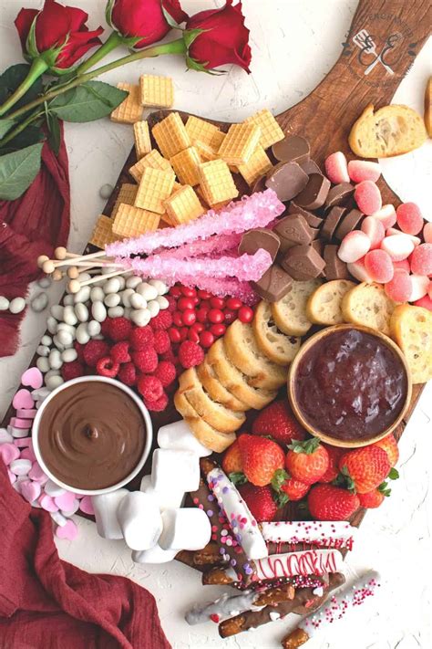 Valentines Day Charcuterie Board Sweet Dessert Board