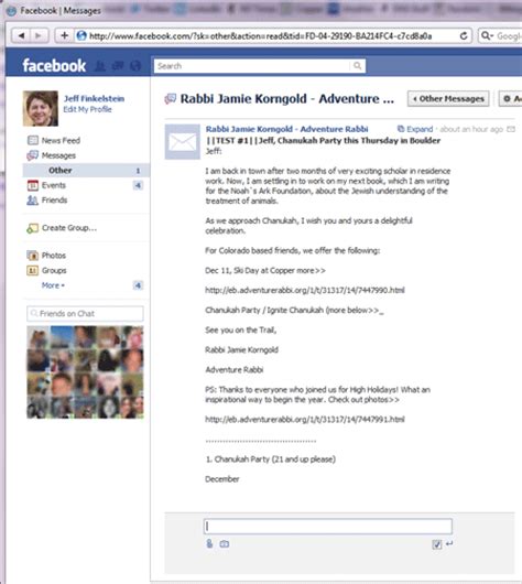 Customer Paradigm Facebook Email Facebook Messages