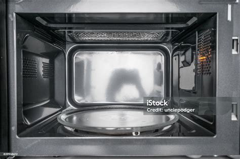 Inside View Of Clean Empty Microwave Stock Photo Download Image Now