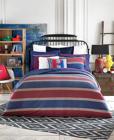 Luxuriating in a good sleep sometimes takes more than just a nice bed and cushy pillows. Amherst Stripe Twin XL Comforter Set | Comforter sets ...